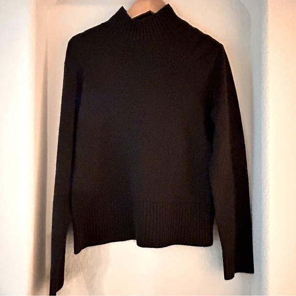 Lafayette 148 New York Mock Neck Merino Wool Sweater - Picture 1 of 7